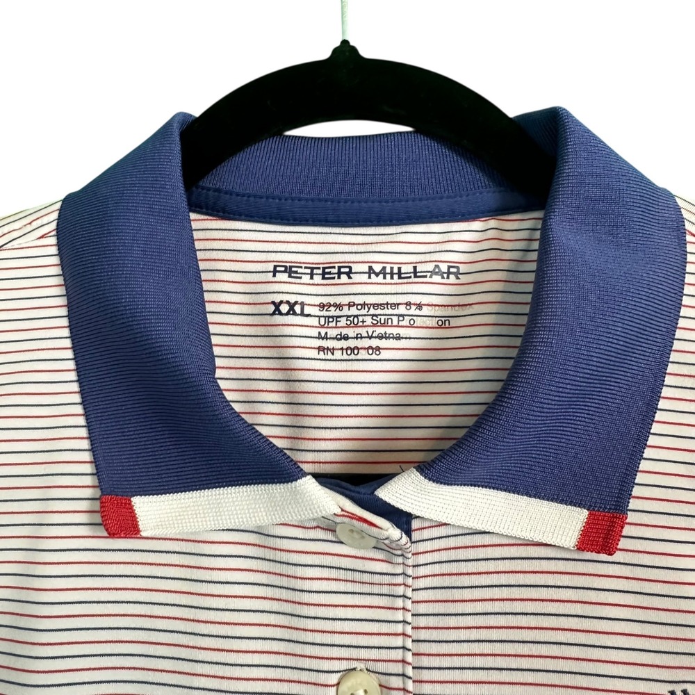Peter Millar Women's Summer Comfort Golf Polo 124th US Open Pinehurst NC Size L - Picture 3 of 12